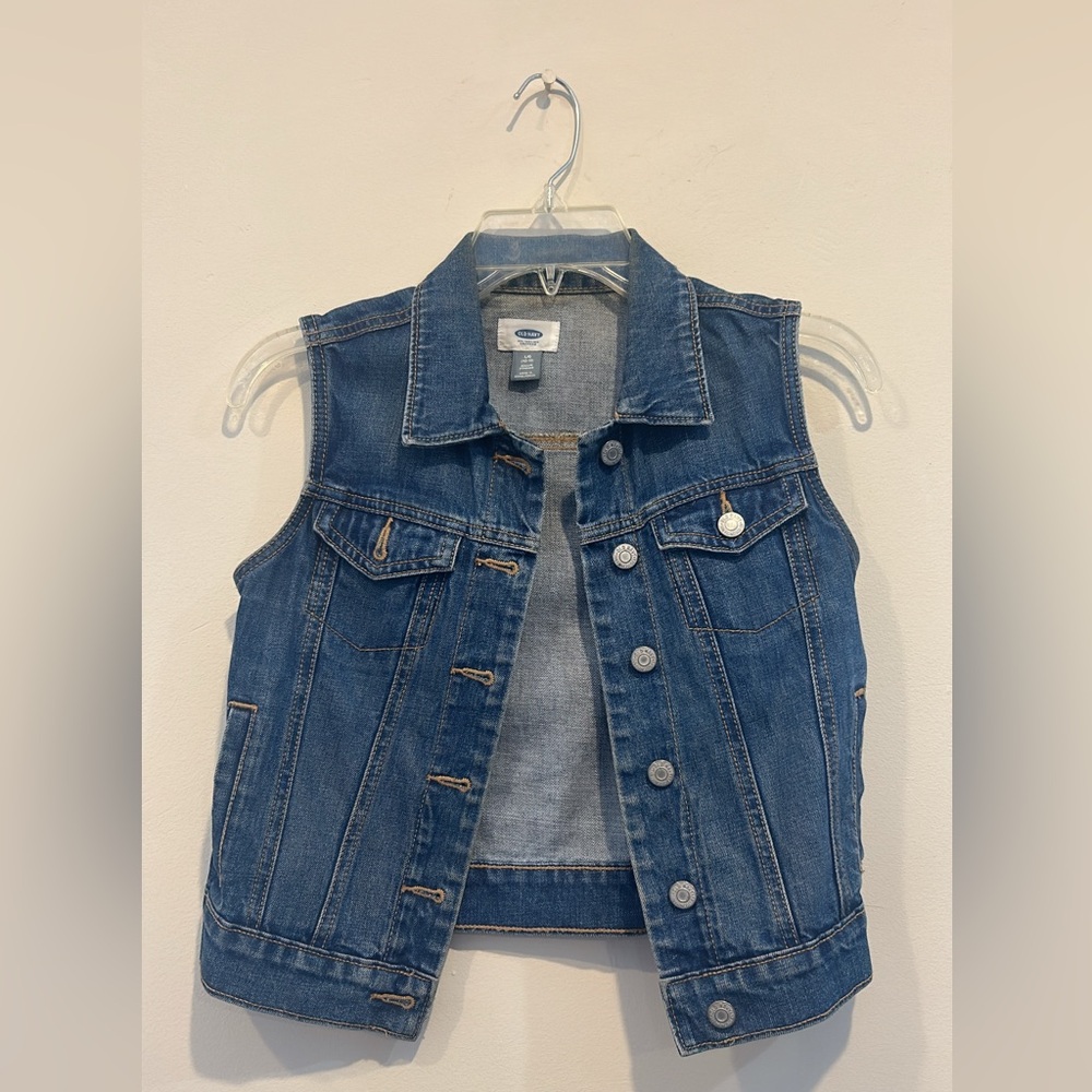 OLD NAVY Girl’s Denim Jean Vest Size L (10-12)